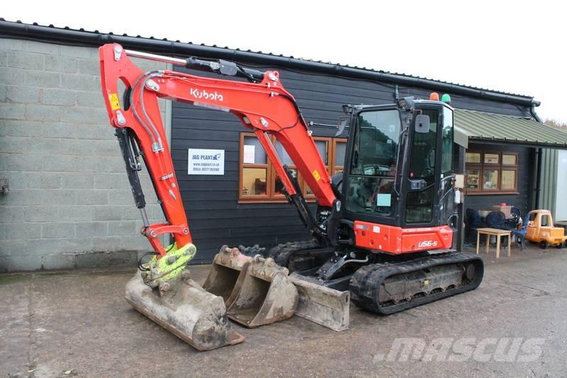 Kubota U 56-5 Miniekskavaatorid < 7 t