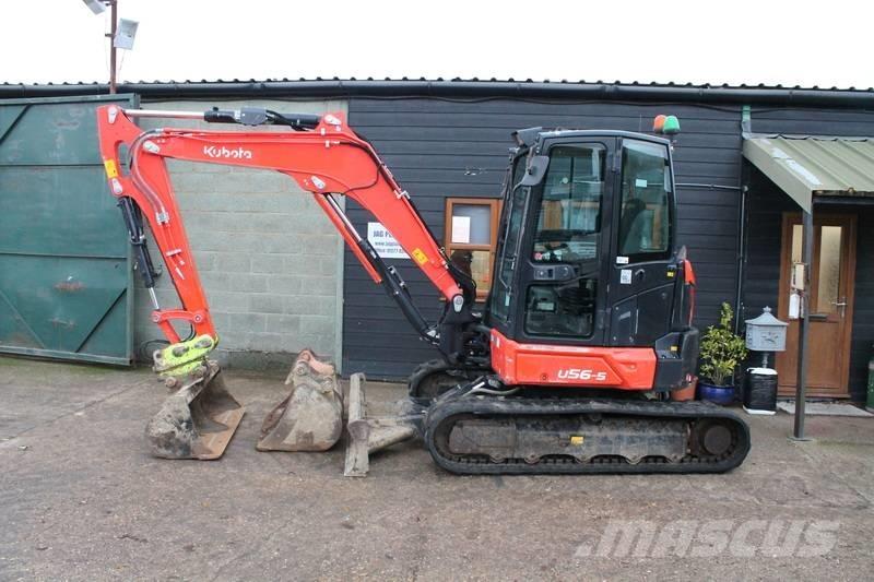 Kubota U 56-5 Miniekskavaatorid < 7 t