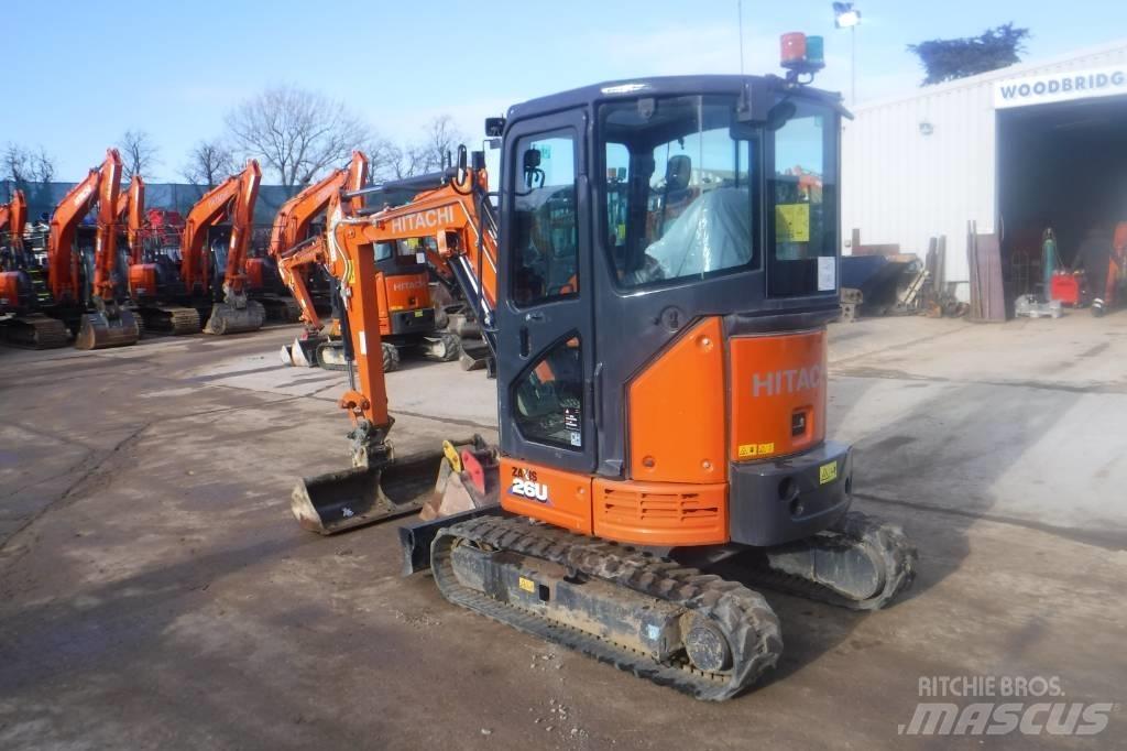 Hitachi ZX 26 U-6 Miniekskavaatorid < 7 t