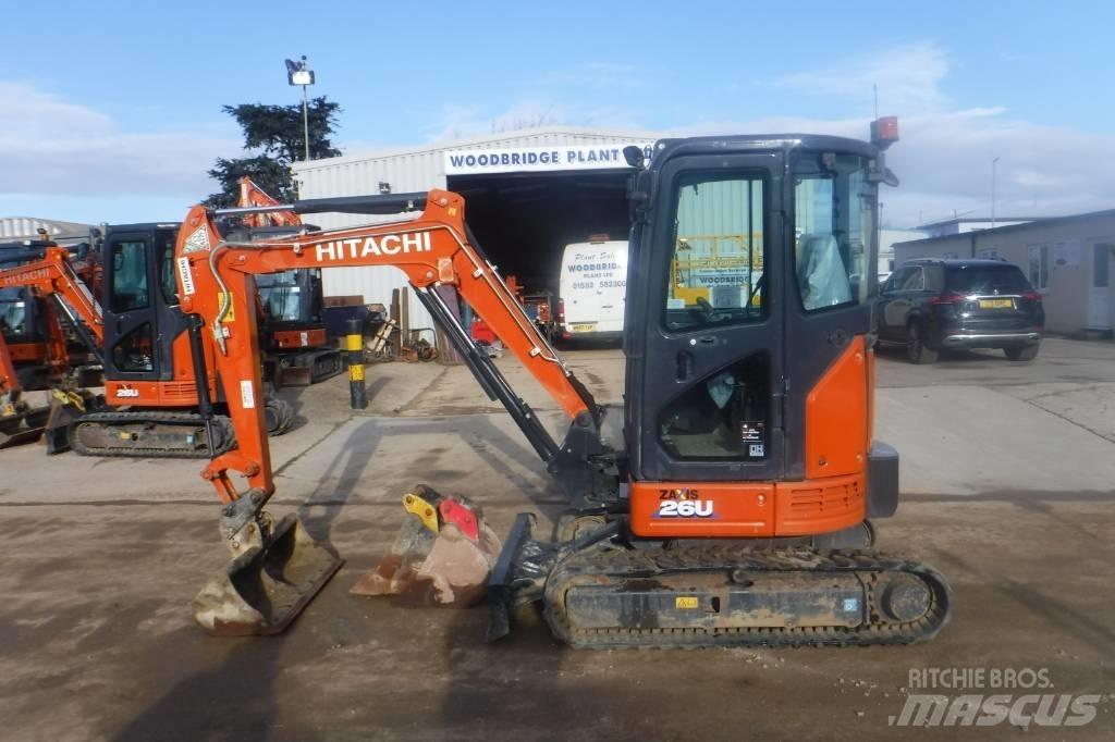 Hitachi ZX 26 U-6 Miniekskavaatorid < 7 t