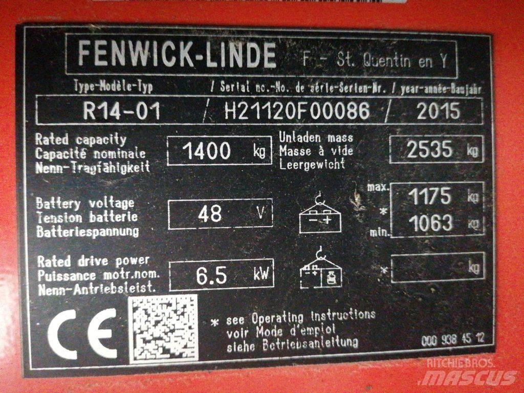 Linde R14-01 Lükandmastiga tõstukid