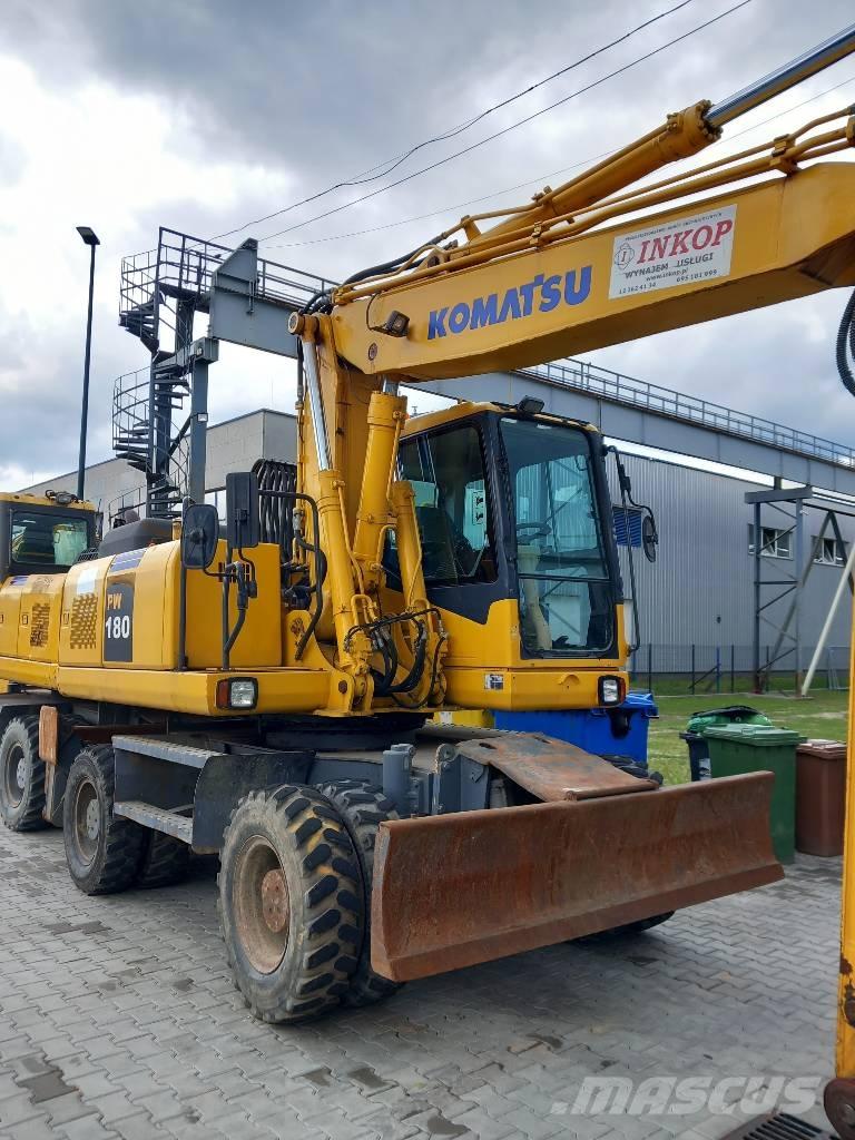 Komatsu PW 180-7EO Ratasekskavaatorid