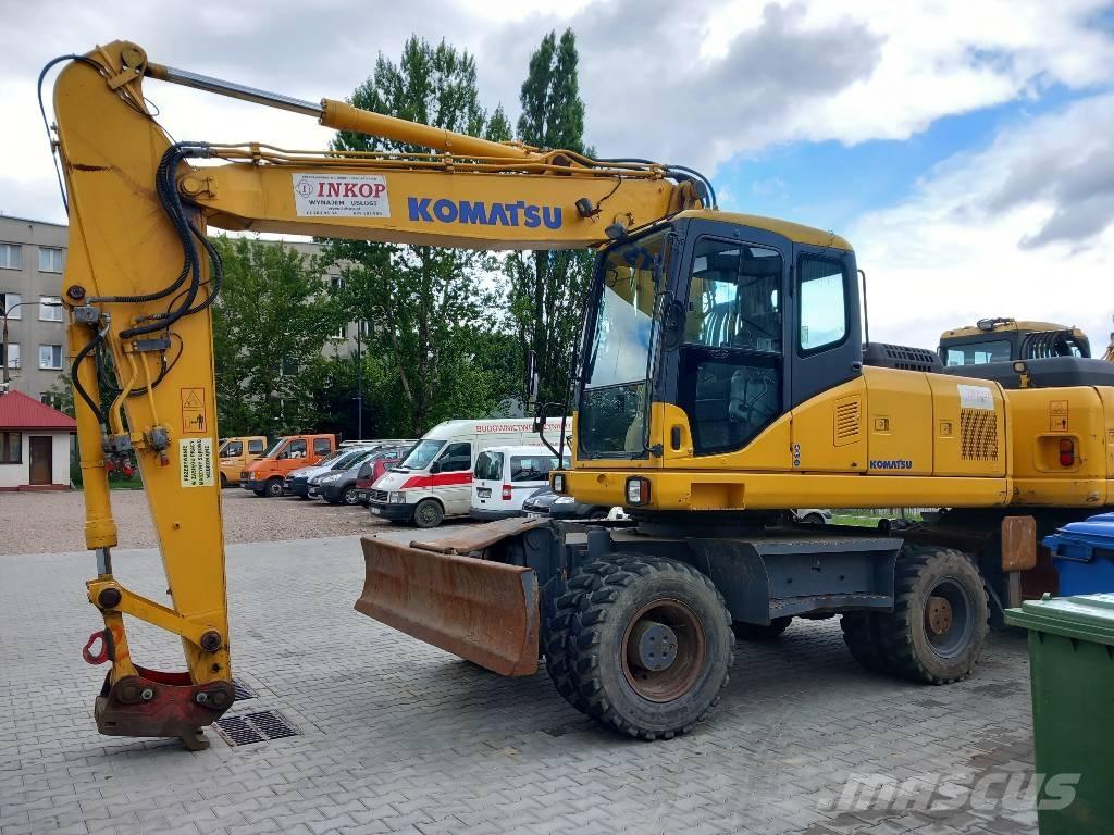 Komatsu PW 180-7EO Ratasekskavaatorid