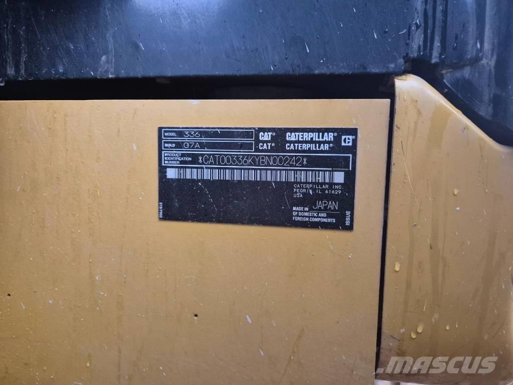CAT 336 Roomikekskavaatorid