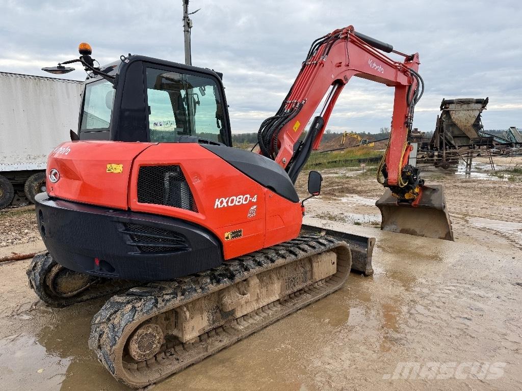 Kubota KX 080-4 Miniekskavaatorid < 7 t