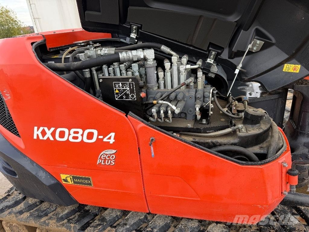 Kubota KX 080-4 Miniekskavaatorid < 7 t