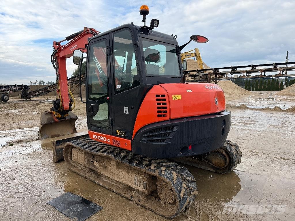 Kubota KX 080-4 Miniekskavaatorid < 7 t