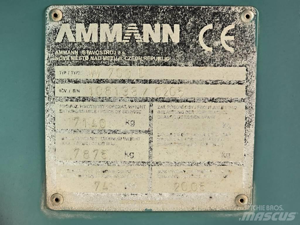 Ammann VV 700 D Kombineeritud rullid