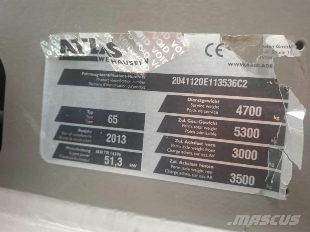 Atlas 65 Rataslaadurid