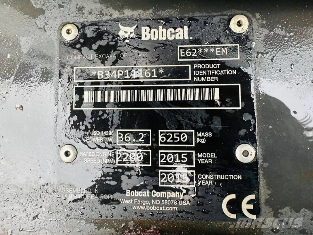 Bobcat E 62 Miniekskavaatorid < 7 t