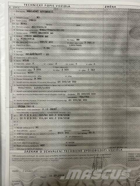 Iveco MAGIRUS Kraanaga veokid