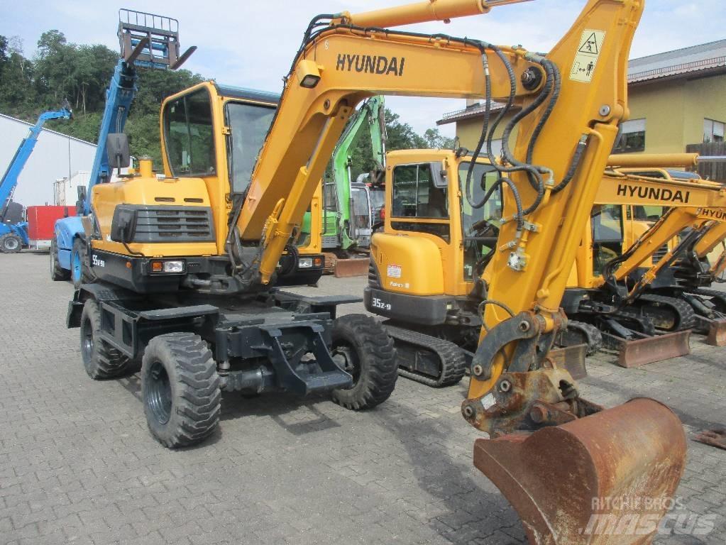 Hyundai Robex 55W-9 Ratasekskavaatorid