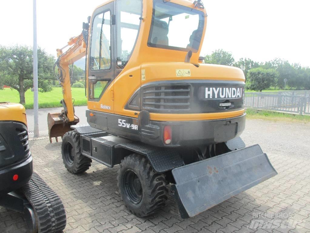 Hyundai Robex 55W-9 Ratasekskavaatorid