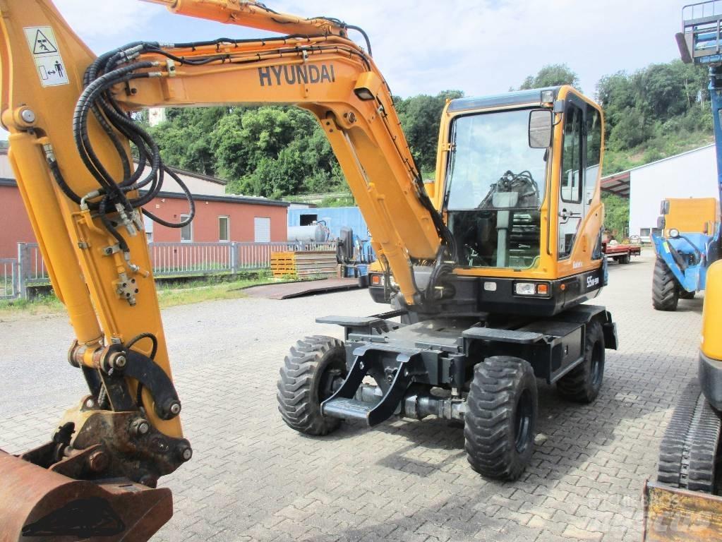 Hyundai Robex 55W-9 Ratasekskavaatorid