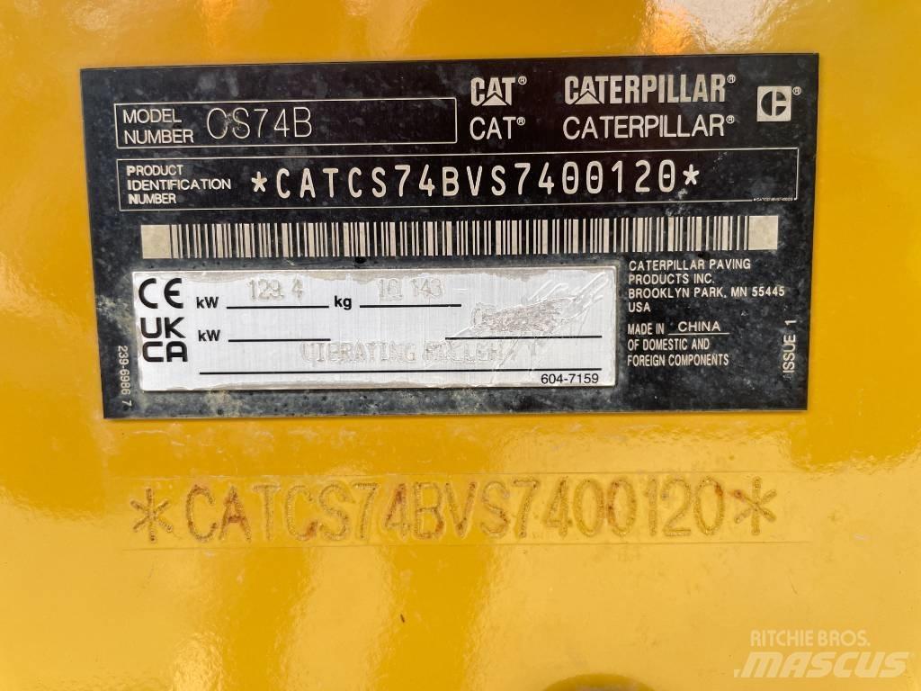 CAT CS 74 B Ühe trumliga rullid