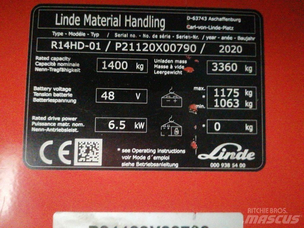 Linde R14HD-01 Lükandmastiga tõstukid