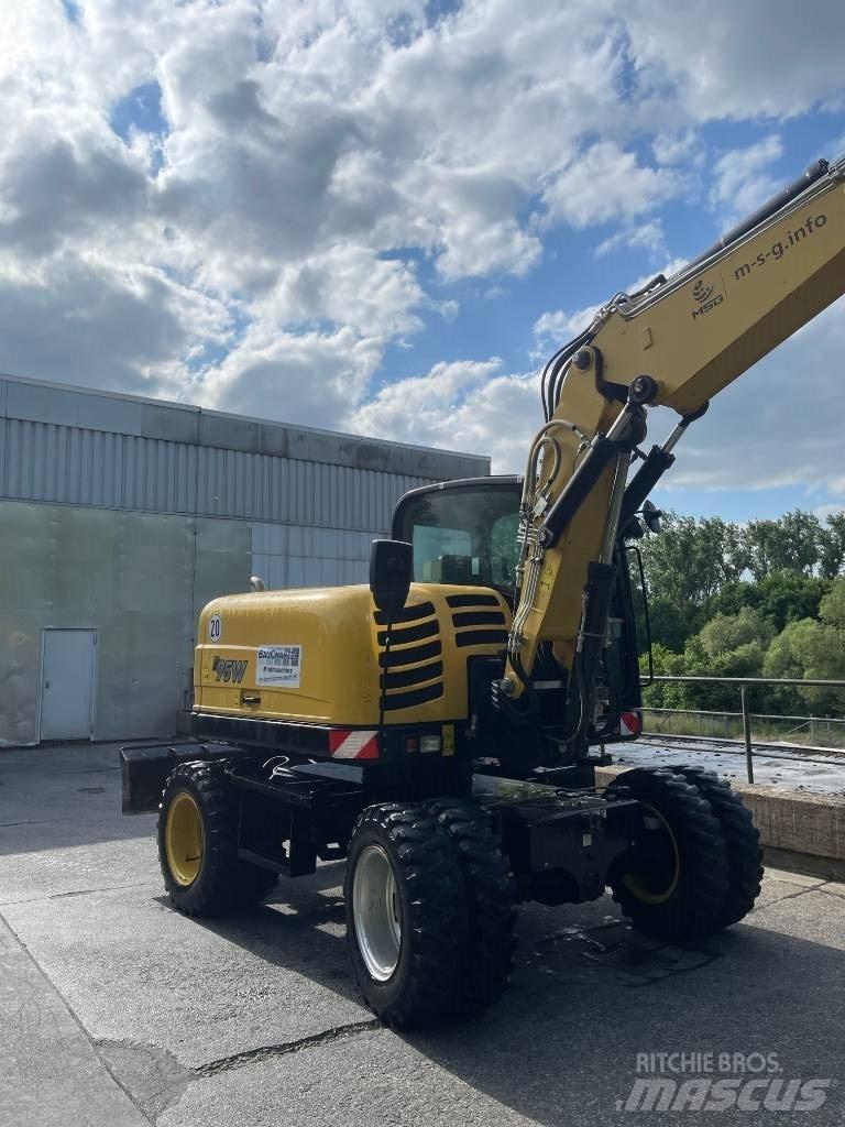 Yanmar B 95 W Ratasekskavaatorid