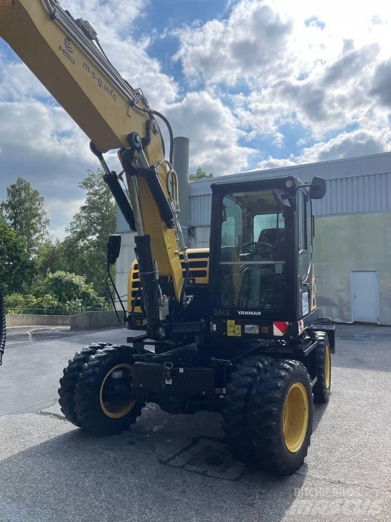 Yanmar B 95 W Ratasekskavaatorid