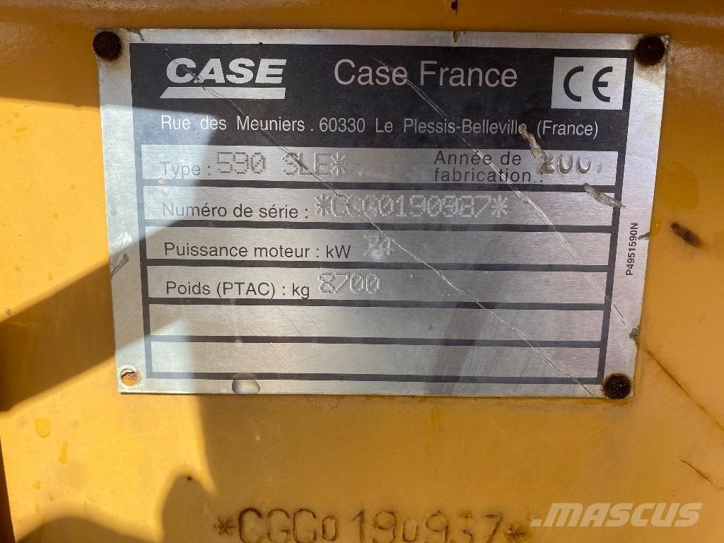 CASE 590 SLE Ekskavaatorlaadurid