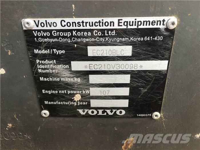 Volvo EC 210 B LC Roomikekskavaatorid