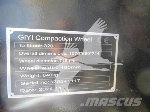  GIYI CAT 320 Rehvid, rattad ja veljed