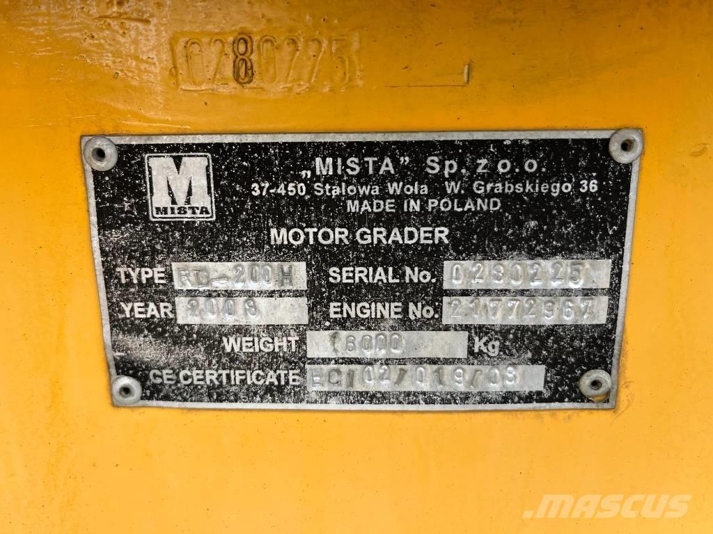  Mista RD200H Greiderid