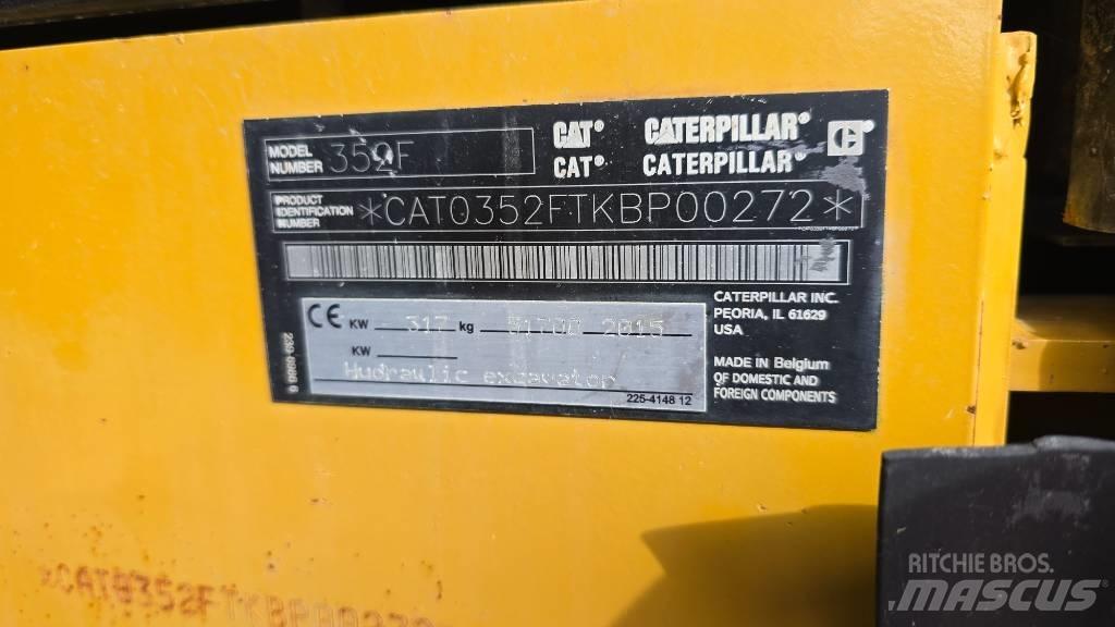 CAT 352 F Roomikekskavaatorid