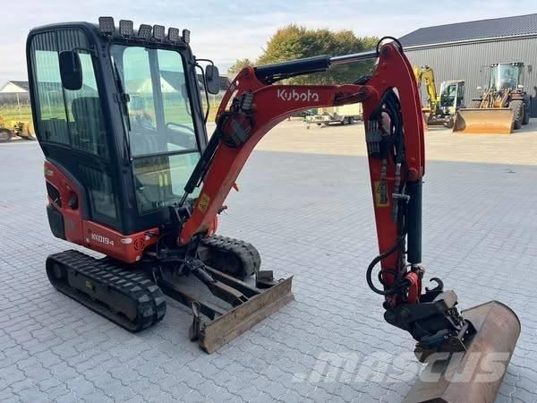 Kubota KX 19-4 Miniekskavaatorid < 7 t