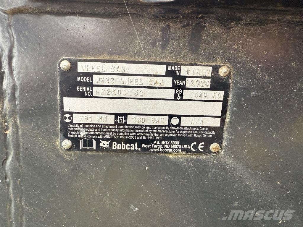 Bobcat WS 32 Muud osad