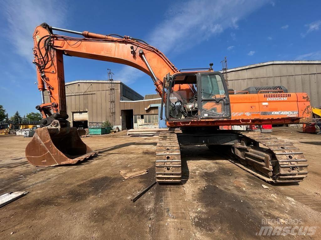 Doosan DX 480 LC Roomikekskavaatorid