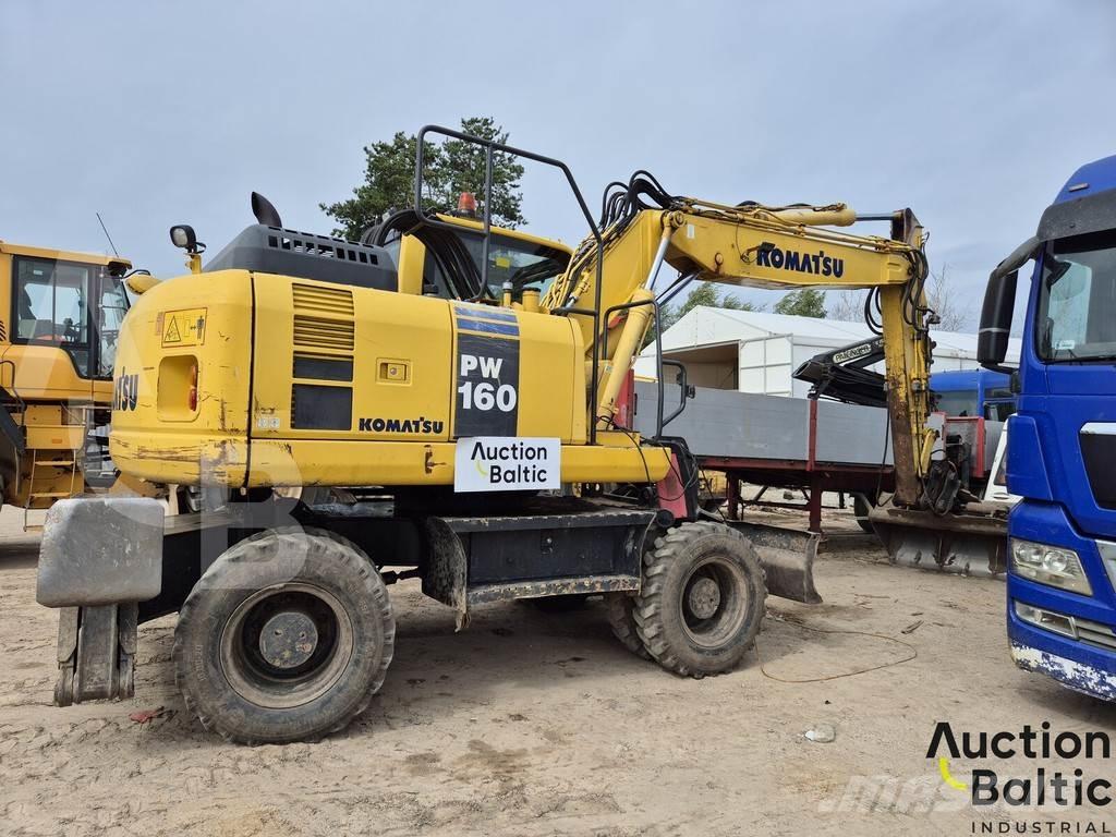 Komatsu PW160 Ratasekskavaatorid