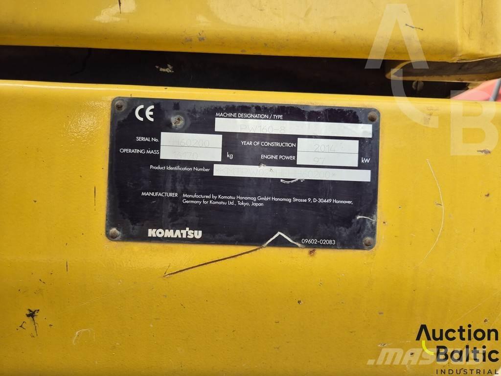 Komatsu PW160 Ratasekskavaatorid