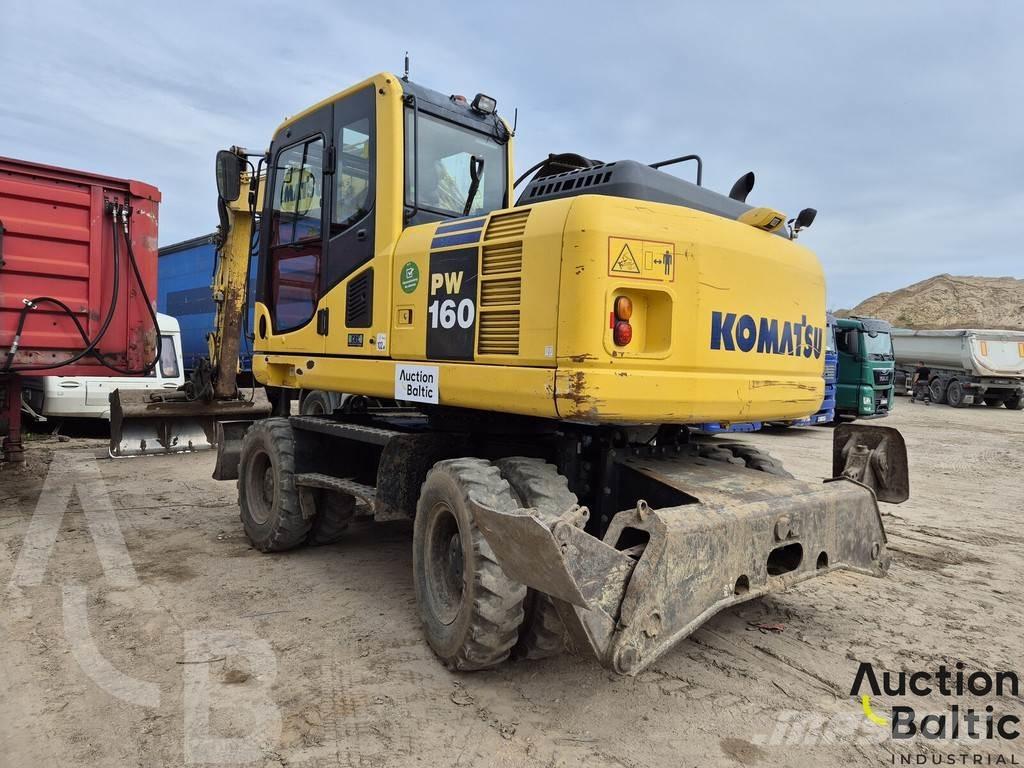 Komatsu PW160 Ratasekskavaatorid