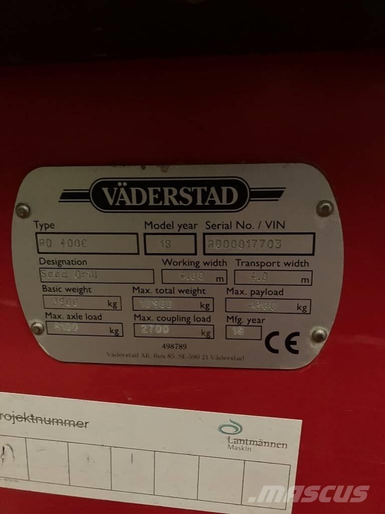 Väderstad Rapid400C Külvik-äkked