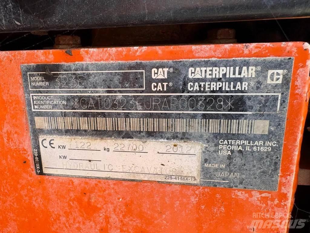 CAT 323E Roomikekskavaatorid
