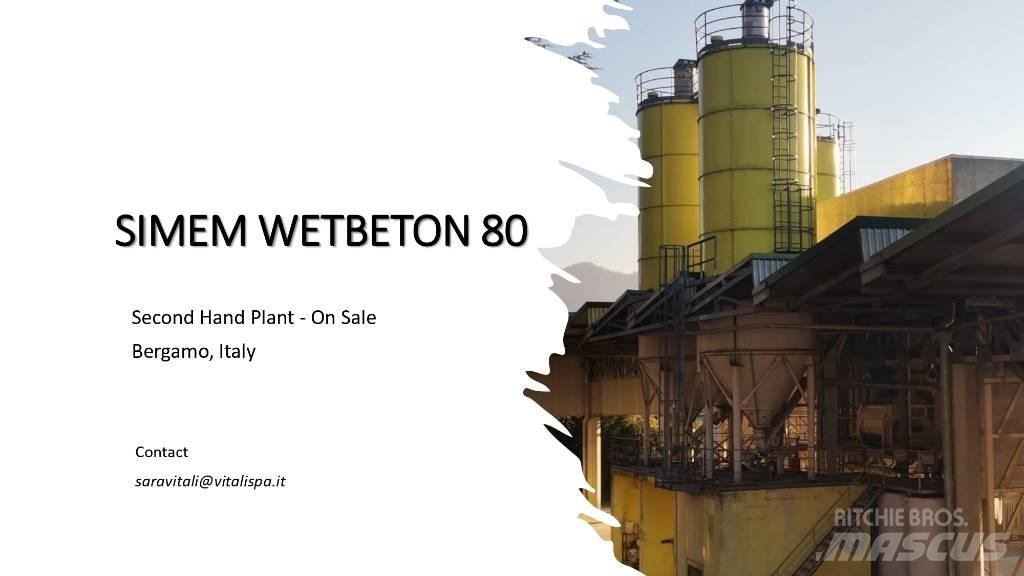  SIMEM WETBETON 80 Betoonitehased