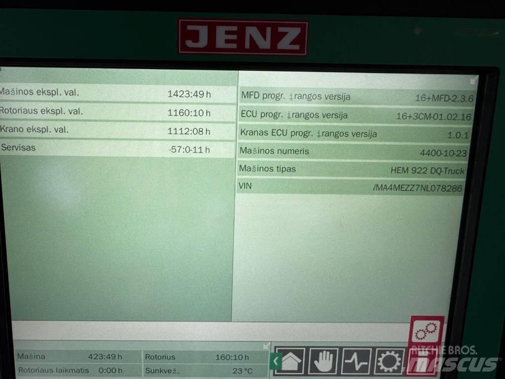 JENZ HEM 922 Puiduhakkurid