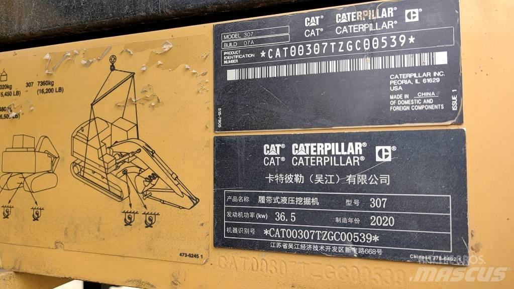 CAT 2020 CAT 307 Miniekskavaatorid < 7 t
