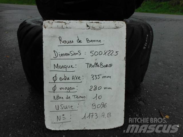 Trelleborg 500/22.5 Rehvid, rattad ja veljed