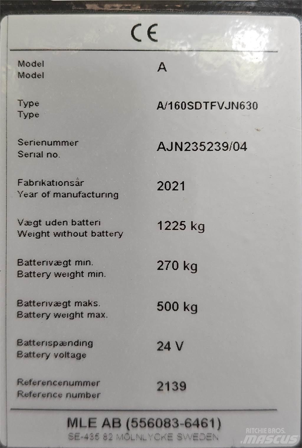 Atlet 160SDTFV Platvormiga alusesiirdaja