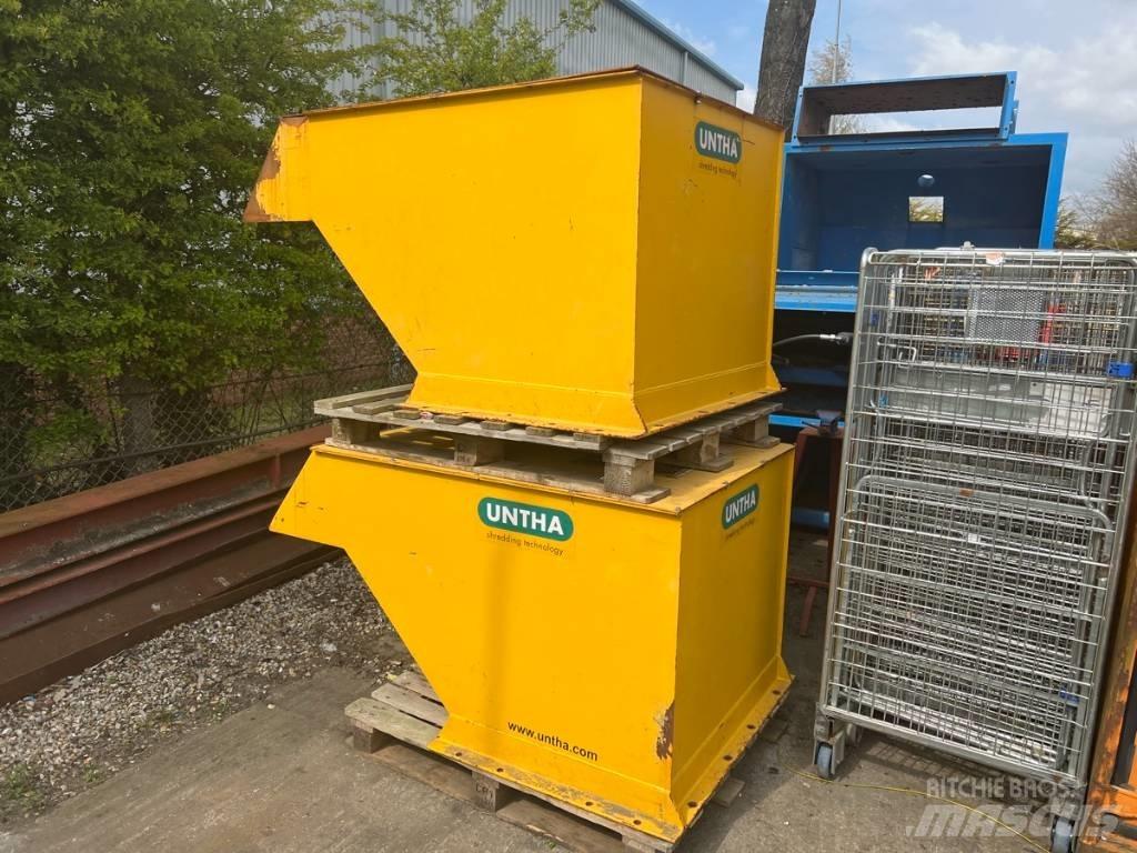 Untha RS50 Feed Hood Prügi/käitluse ja karjäärimasinate varuosad