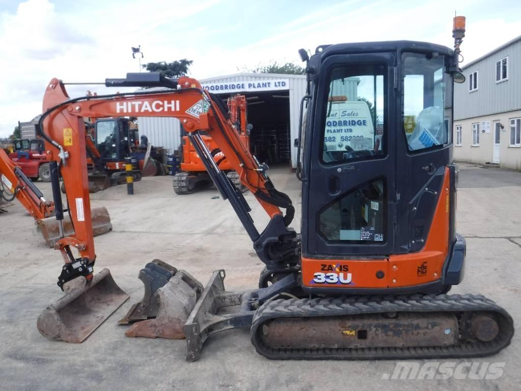 Hitachi ZX 33 U-6 Miniekskavaatorid < 7 t