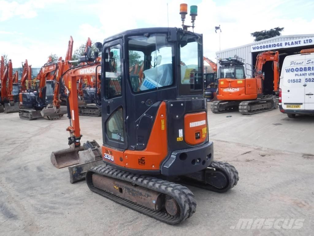 Hitachi ZX 33 U-6 Miniekskavaatorid < 7 t