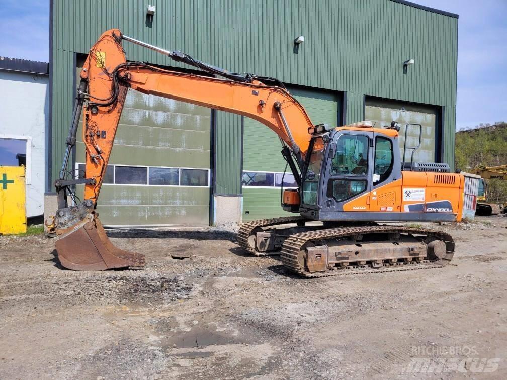 Doosan DX 180 LC Roomikekskavaatorid