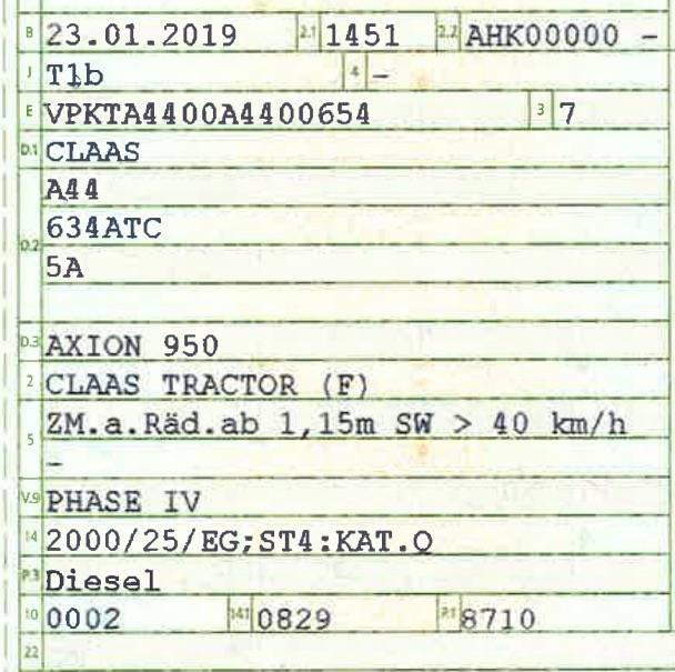 CLAAS Axion 950 Traktorid