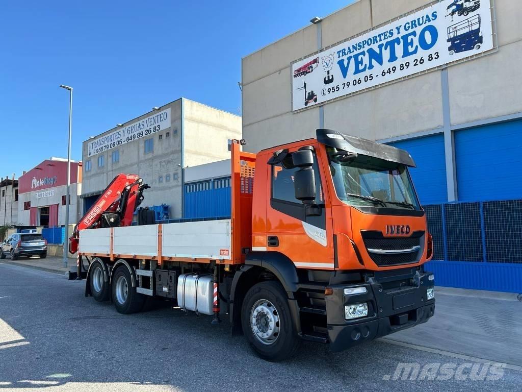 Iveco Stralis 420 Kraanaga veokid