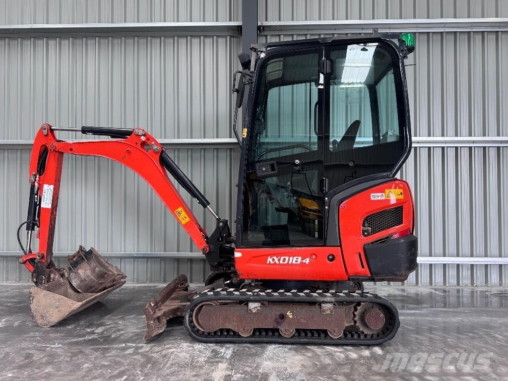 Kubota KX 018-4 Miniekskavaatorid < 7 t