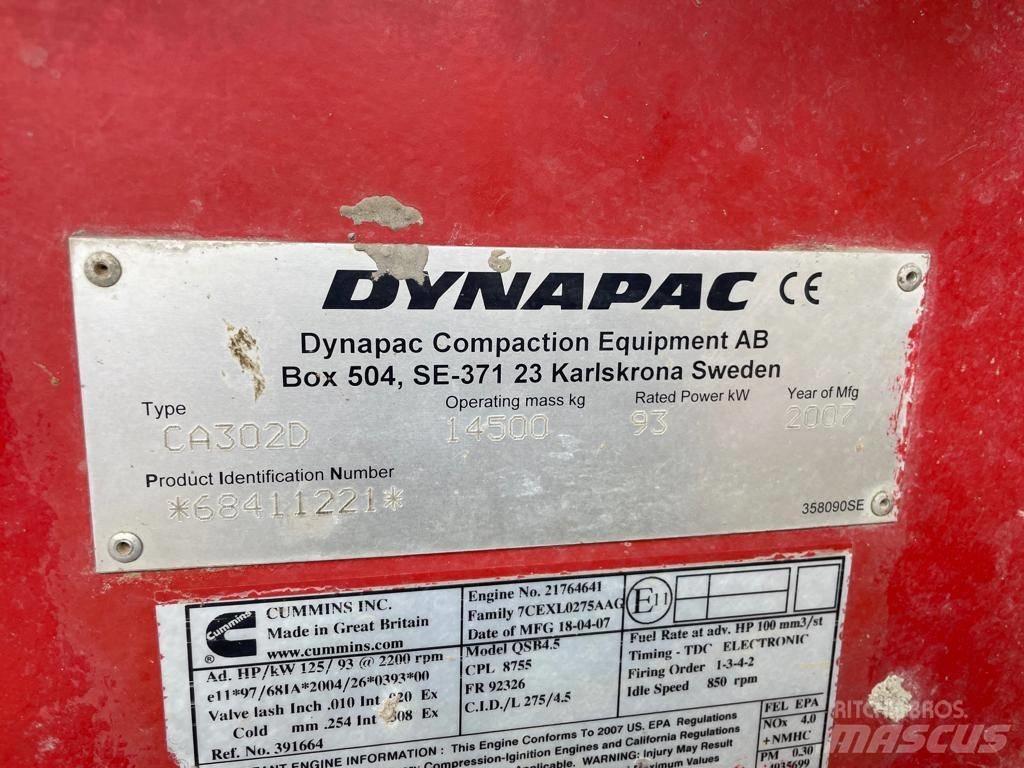 Dynapac CA 302 D Ühe trumliga rullid