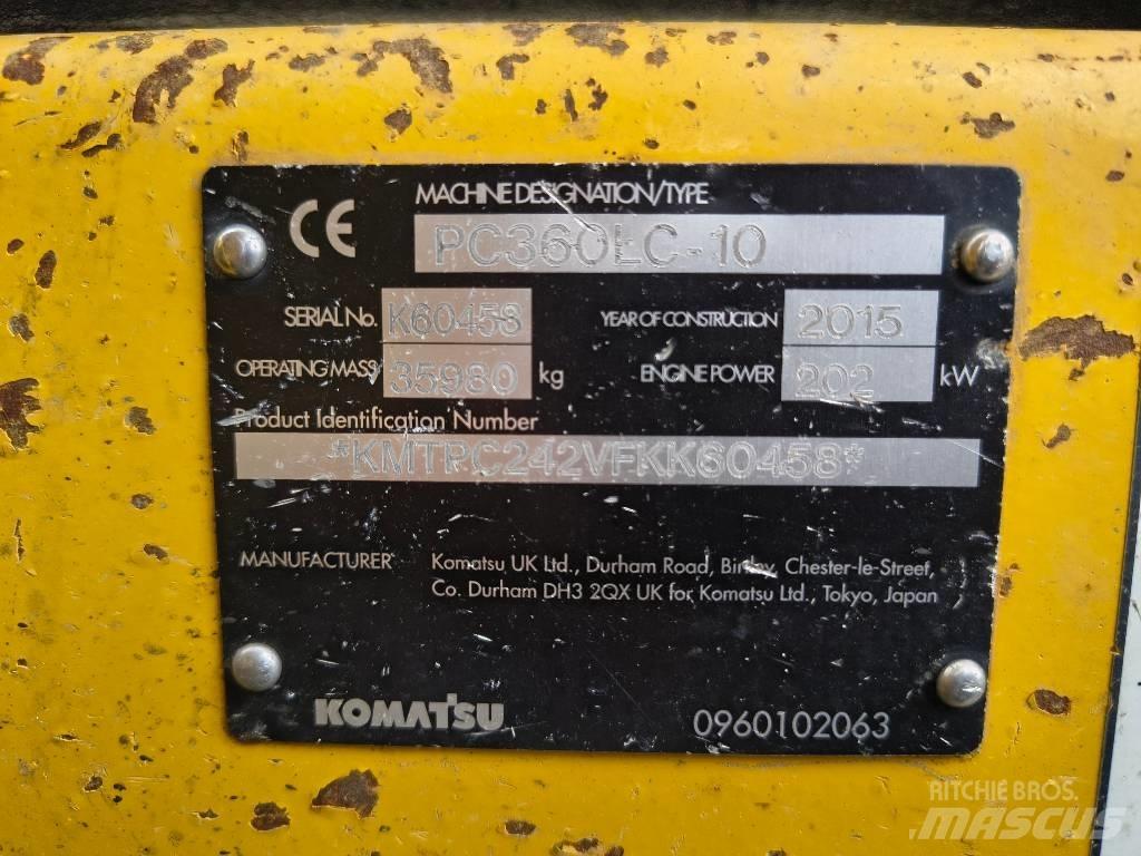 Komatsu PC 360 LC-10 Roomikekskavaatorid