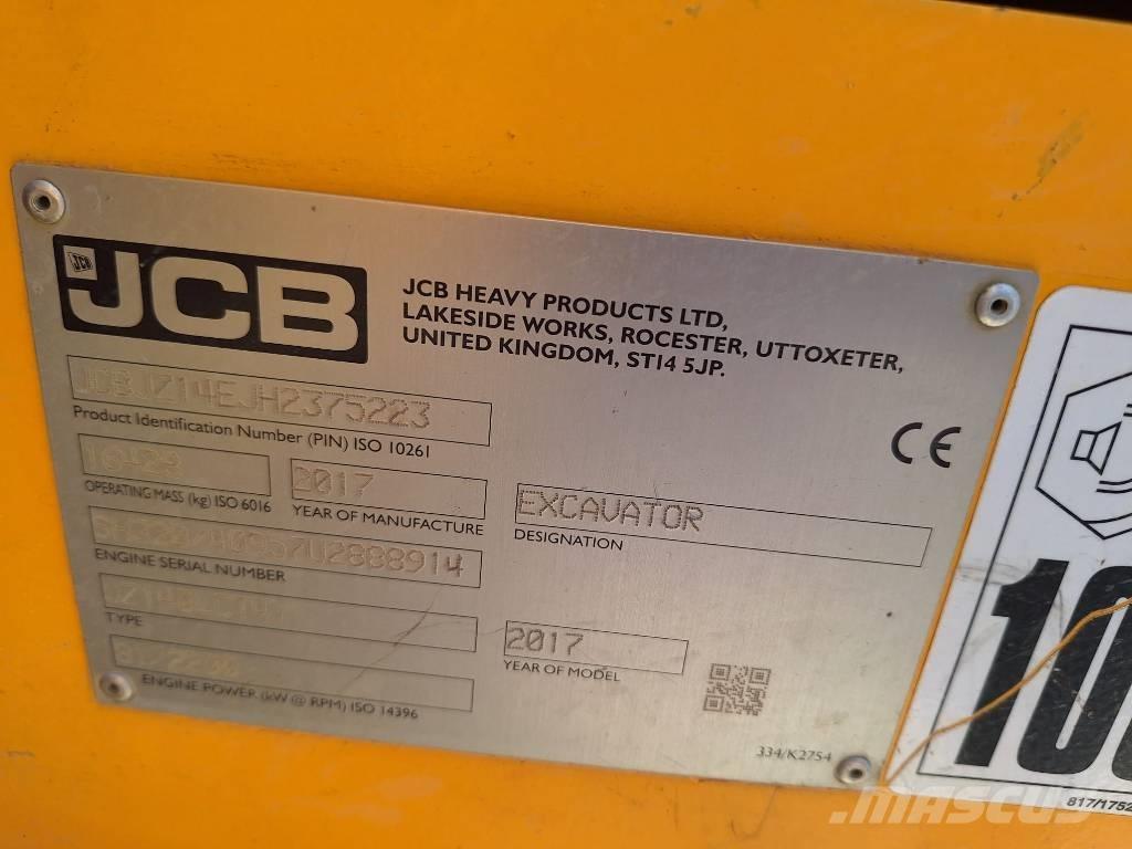 JCB JZ 140 LC Roomikekskavaatorid
